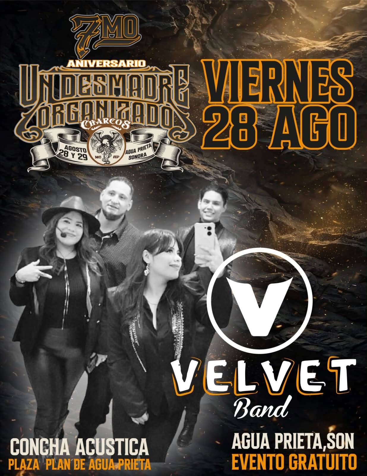 Velvet Band — Viernes 28 de Agosto